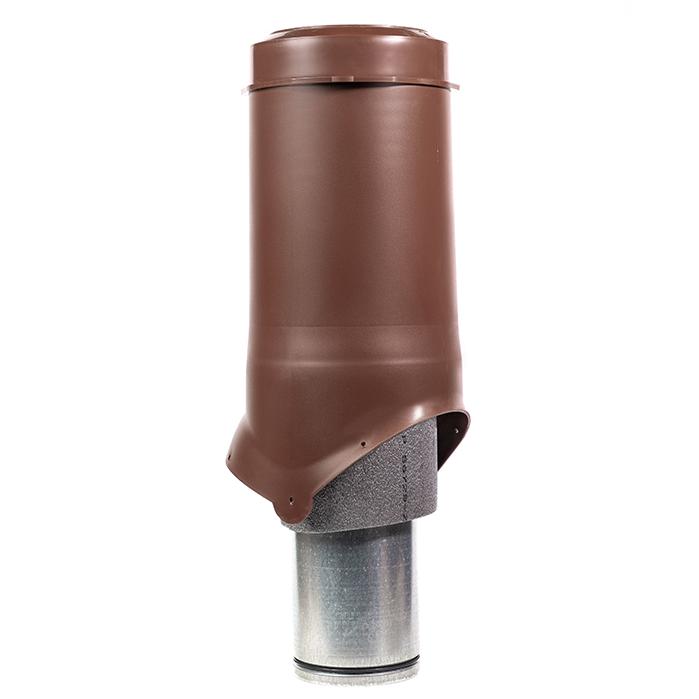 выход вентиляции krovent pipe-vt is 150/500 изолированный коричневый