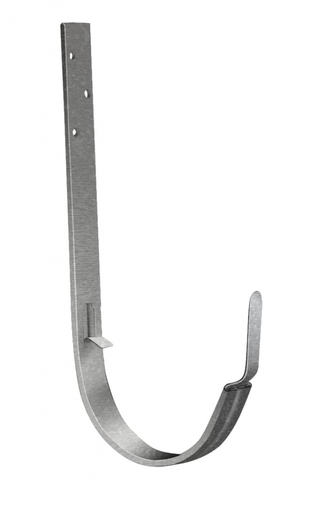 крюк крепления желоба длинный grand line d125 мм, цинк zn