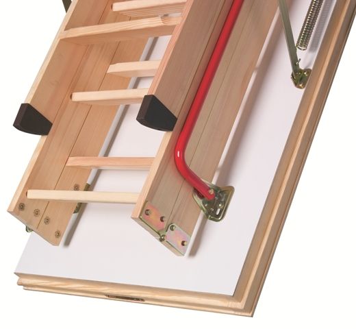 чердачная лестница fakro ltk, высота 305 см, размер проема 60x130