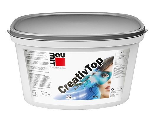 декоративная штукатурка baumit creativtop trend 3,0 мм моделируемая, 25 кг