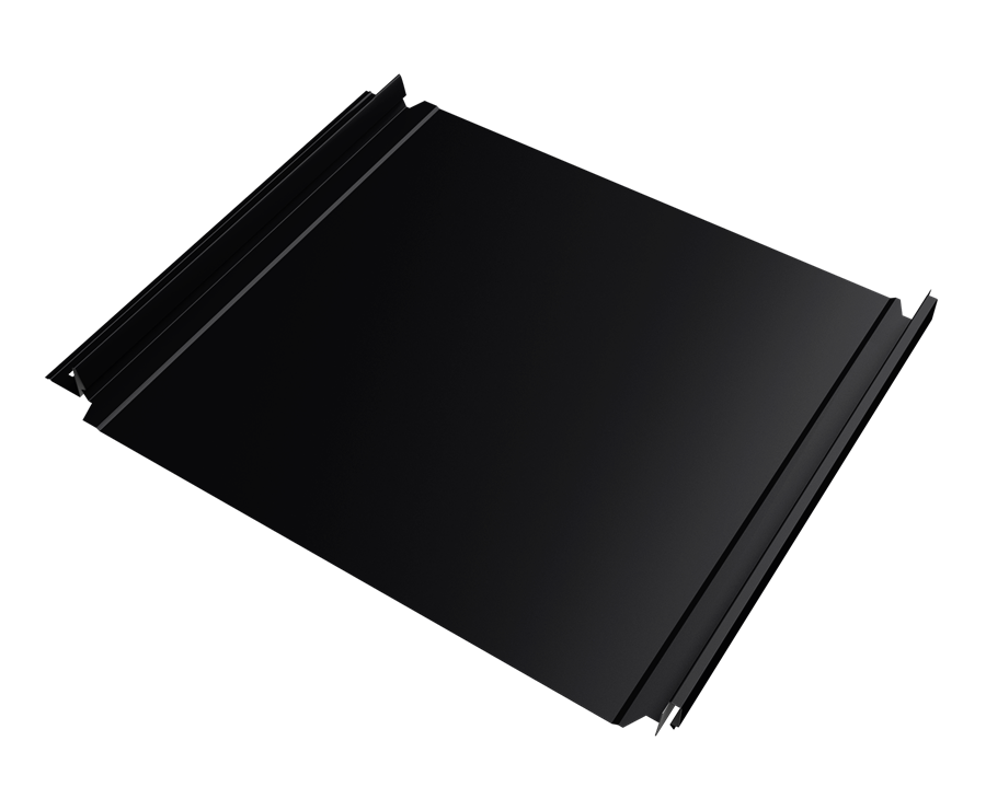 кликфальц double pro drap tx 0,5 мм полиэстер матовый текстурированный (ре), ral 9005 черный