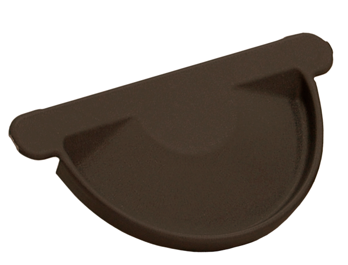 заглушка желоба grand line pu matt d125 мм, ral 8017 коричневый матовый