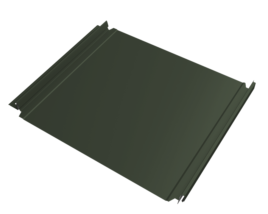кликфальц double pro satin matt tx 0,5 мм полиэстер матовый текстурированный (ре), ral 6020 хромовая зелень