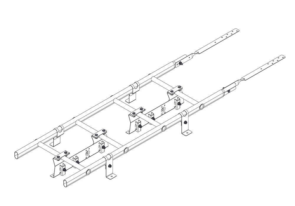 лестница кровельная roofsystems prestige 400 master фальц для фальцевой кровли, ral 9010 белый (1,8 м)