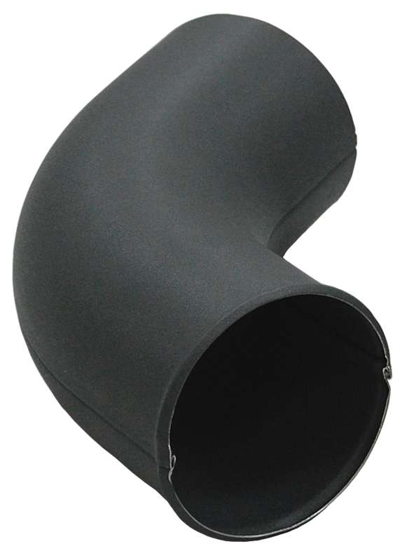 колено сливное grand line pu matt d90 мм, ral 7024 темно-серый матовый