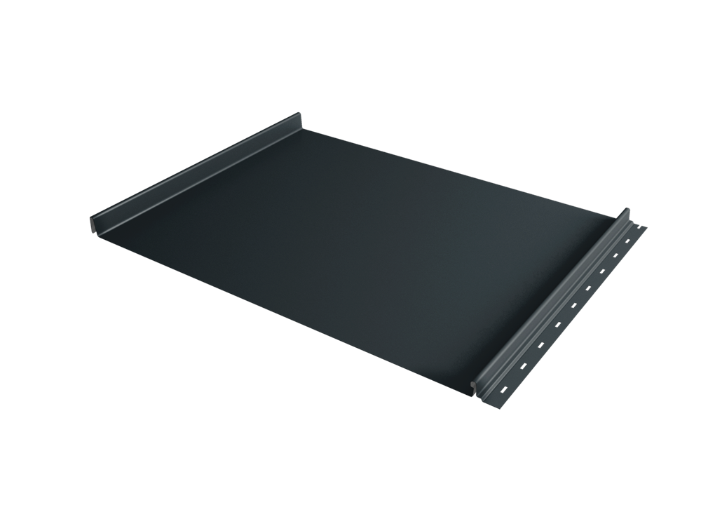 кликфальц satin matt 0,5 мм полиэстер матовый текстурированный (ре), ral 7016 антрацитово-серый