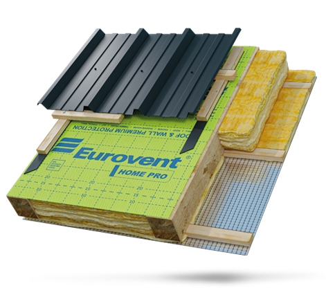 мембрана диффузионная eurovent home pro (75 м2)