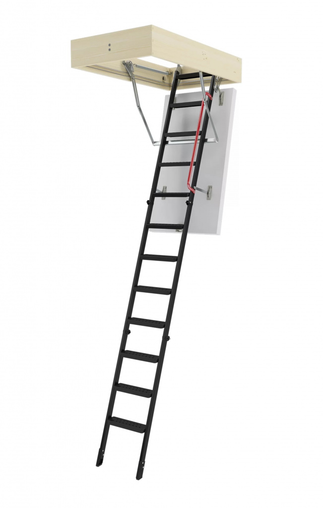 чердачная лестница fakro lme, высота 280 см, размер проема 60x120