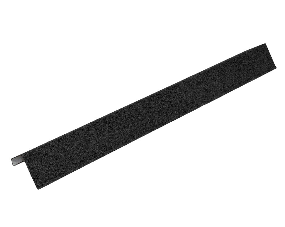торцевая планка для композитной черепицы cm roof black черный, 1355 мм