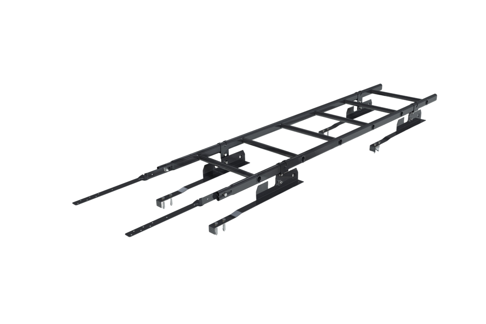 лестница кровельная roofsystems prestige 400 натур для натуральной черепицы, ral 9005 черный (1,2 м)