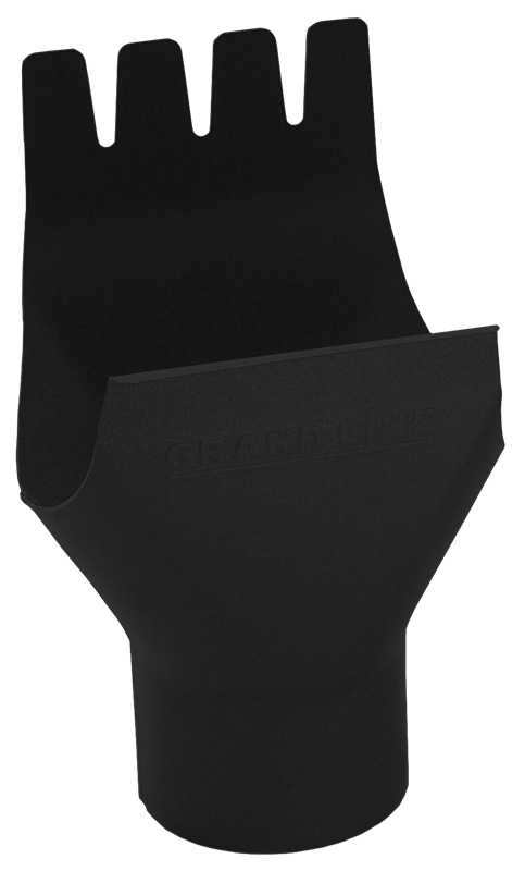 воронка желоба grand line pu matt d125/90 мм, ral 9005 черный матовый