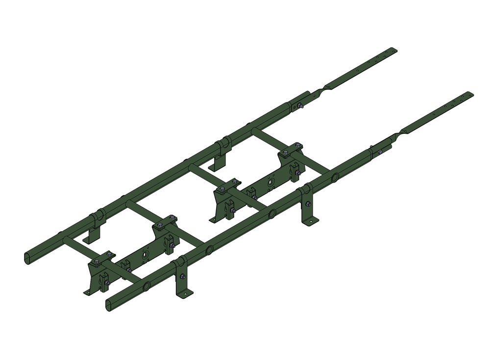 лестница кровельная roofsystems prestige 400 master фальц для фальцевой кровли, ral 6020 зеленый хром (1,2 м)