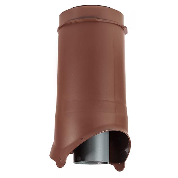 выход канализации krovent pipe-vt is 125/100 изолированный 500 коричневый