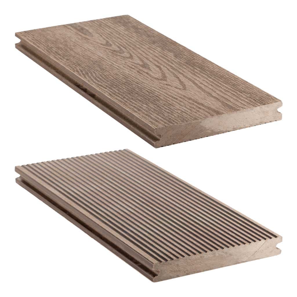 террасная доска дпк (полнотелая) cm decking solid vintage венге, 140х20х3000 мм