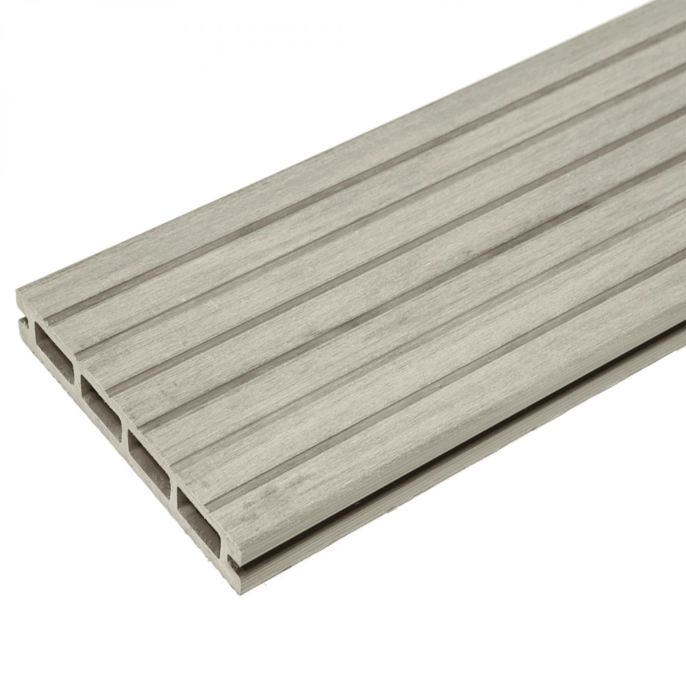 террасная доска дпк (пустотелая) cm decking robust ясень, 140х25х3000 мм