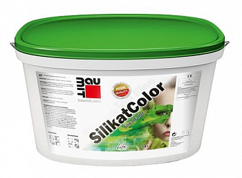 краска фасадная baumit silikatcolor высокопаропроницаемая на силикатном вяжущем, 14 л