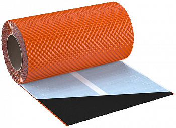 лента для примыкания eurovent flex 3d кирпичный ral 8004, 300х5000 мм