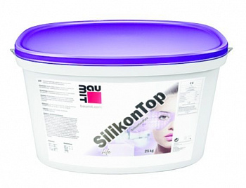 декоративная штукатурка baumit silikontop на силиконовой основе, 25 кг