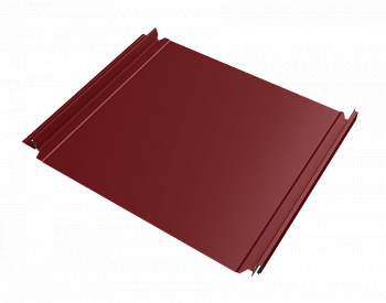 кликфальц double pro satin 0,5 мм полиэстер (ре), ral 3011 красно-коричневый