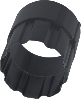 соединитель трубы grand line pu matt d90 мм, ral 7024 темно-серый матовый