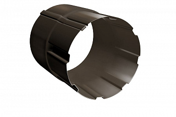 соединитель трубы grand line pu d100 мм, rr 32 темно-коричневый