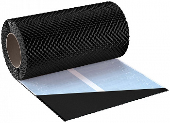 лента для примыкания eurovent flex 3d черный ral 9005, 300х5000 мм