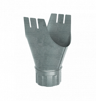 воронка желоба optima d185/150 мм, цинк zn