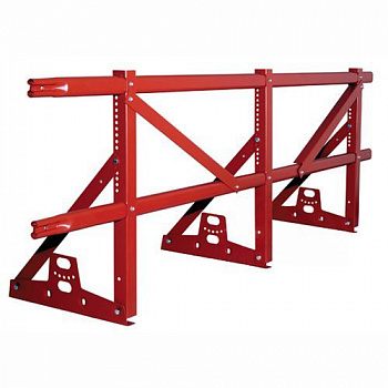 ограждение кровельное roofsystems prestige ral н-1200 45*25 (овал) 2 трубы next универсальный (3 м)