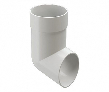 колено сливное docke premium d85 мм, пломбир
