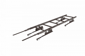 лестница кровельная roofsystems prestige 400 натур для натуральной черепицы, ral 8019 темно-коричневый (1,8 м)
