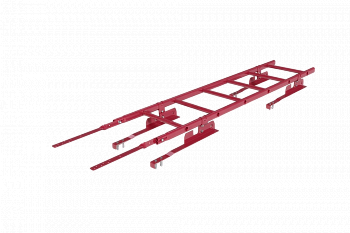 лестница кровельная roofsystems prestige 400 натур для натуральной черепицы, ral 3011 коричнево-красный (1,8 м)