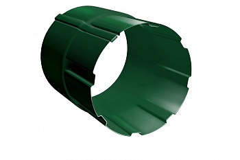 соединитель трубы grand line pu d90 мм, ral 6005 зеленый