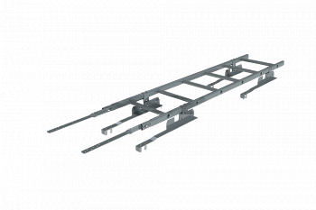 лестница кровельная roofsystems prestige 400 натур для натуральной черепицы, ral 7024 серый графит (1,2 м)