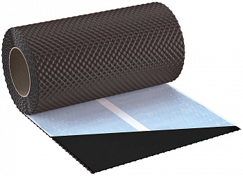 лента для примыкания eurovent flex 3d коричневый ral 8019, 300х5000 мм