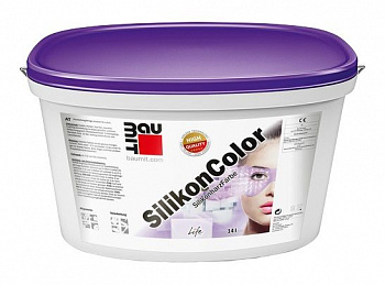 краска фасадная baumit silikoncolor на силиконовой основе, 14 л