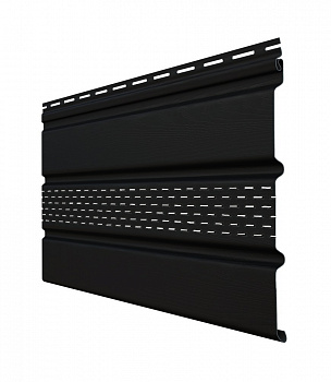 софит акриловый grand line premium acryl центральная перфорация, черный, 3000 мм