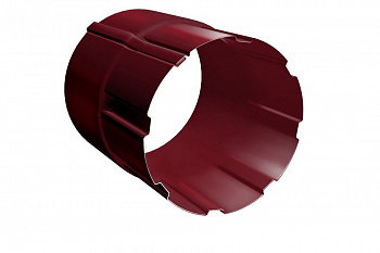 соединитель трубы grand line pu d90 мм, ral 3005 красное вино