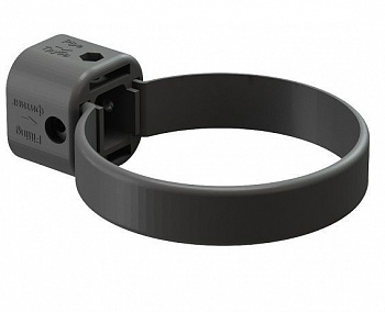 хомут трубы docke lux d100, графит