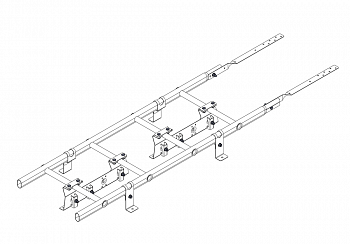 лестница кровельная roofsystems prestige 400 master фальц для фальцевой кровли, ral 9010 белый (1,8 м)