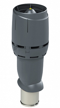 вентиляционный выход vilpe 160p/из/700 мм flow, rr 23 серый