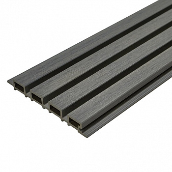 фасадная стеновая панель дпк cm wall stone grey (стоун грэй), 26x219x4000 мм