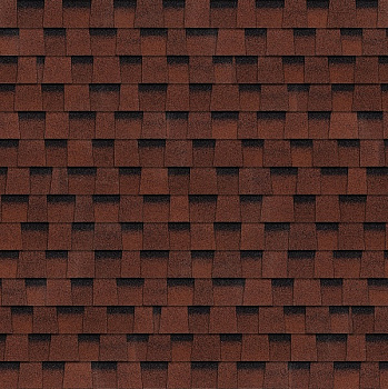 гибкая черепица технониколь shinglas фазенда, красный (2,6 кв.м. уп.)