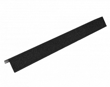 торцевая планка для композитной черепицы cm roof black черный, 1355 мм