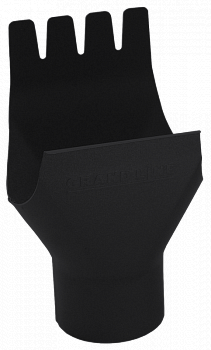 воронка желоба grand line pu matt d125/90 мм, ral 9005 черный матовый