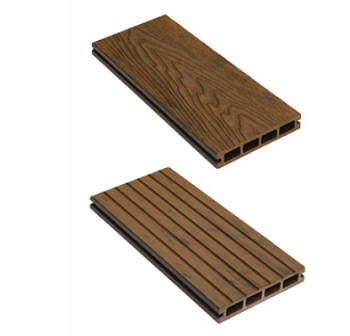 террасная доска дпк (пустотелая) cm decking robust тик, 140х25х3000 мм