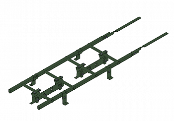 лестница кровельная roofsystems prestige 400 master фальц для фальцевой кровли, ral 6020 зеленый хром (1,2 м)