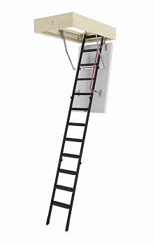 чердачная лестница fakro lme, высота 280 см, размер проема 70x120