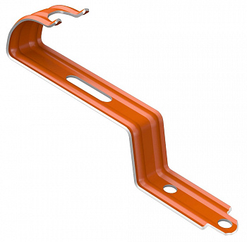 Зажим коньковой черепицы eurovent uni grip, кирпичный ral 8004