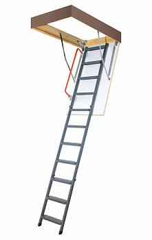 чердачная лестница fakro lmk, высота 280 см, размер проема 60x120